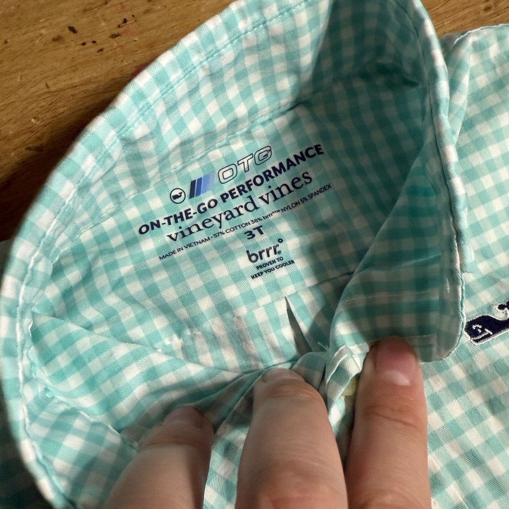 Vineyard Vines On The Go Performance Plaid Long Sleeve Button Down Shirt - Picture 5 of 6